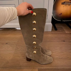 Chloe Suede Knee High Boots